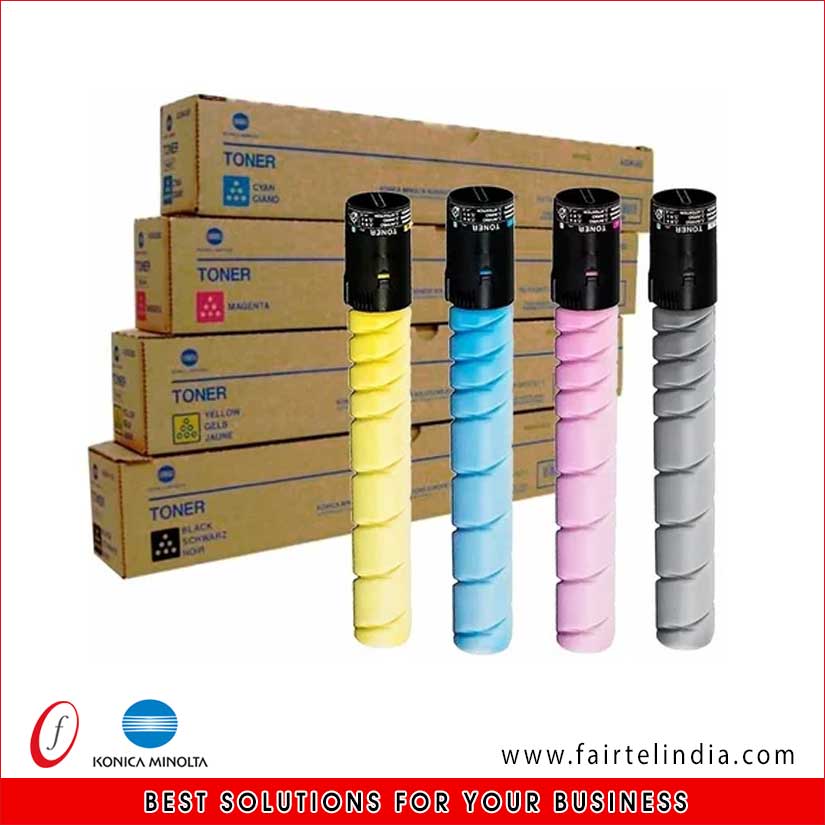 TN-328 Color Toner Cartridge (Set 4) Konica Minolta Genuine Spares & Service Centre in Ludhiana Punjab Fair Telcom company Ludhiana