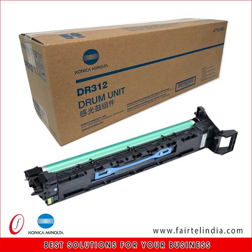 DR-312 Drum Unit Konica Minolta Genuine Spares & Service Centre in Ludhiana Punjab Fair Telcom company Ludhiana