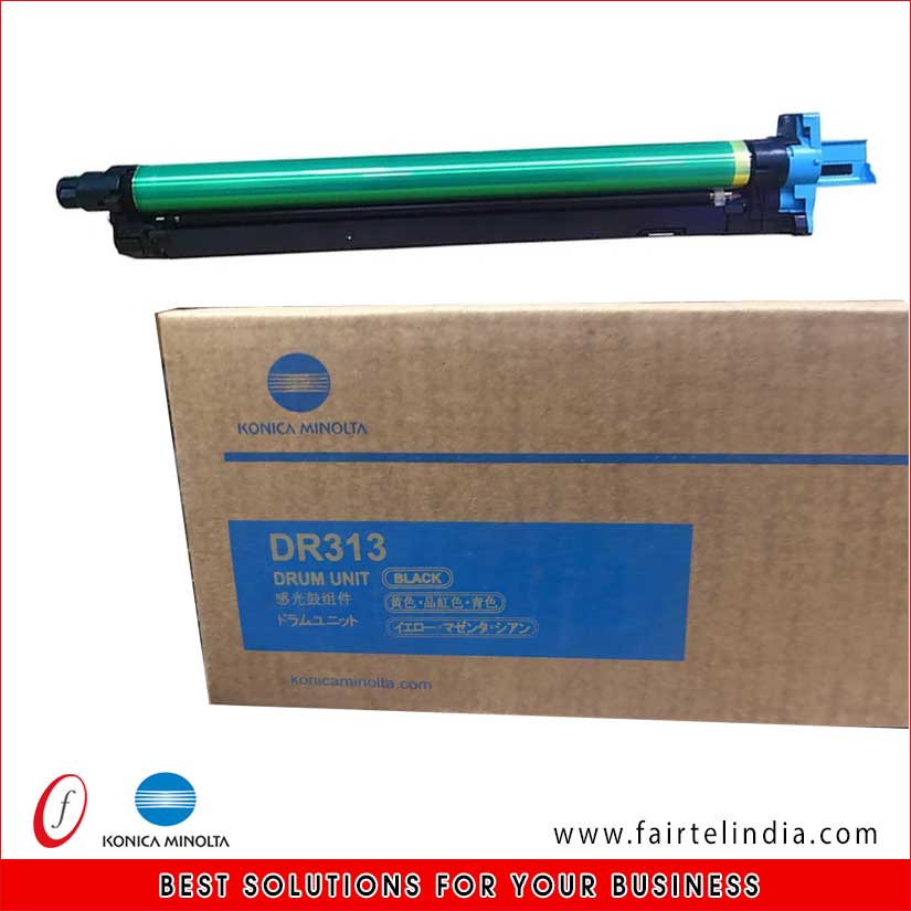 DR-313 Drum Unit Konika Minolta Genuine Spares & Service Centre in Ludhiana Punjab Fair Telcom company Ludhiana